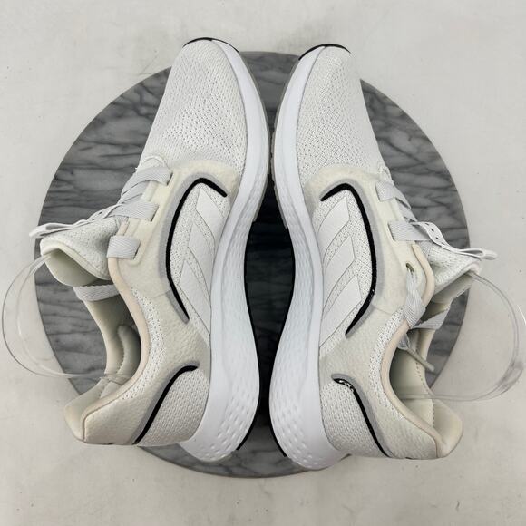 Adidas Womens 9 Running Shoes White Edge Lux Athletic Workout Trainer H03865 - Picture 6 of 13